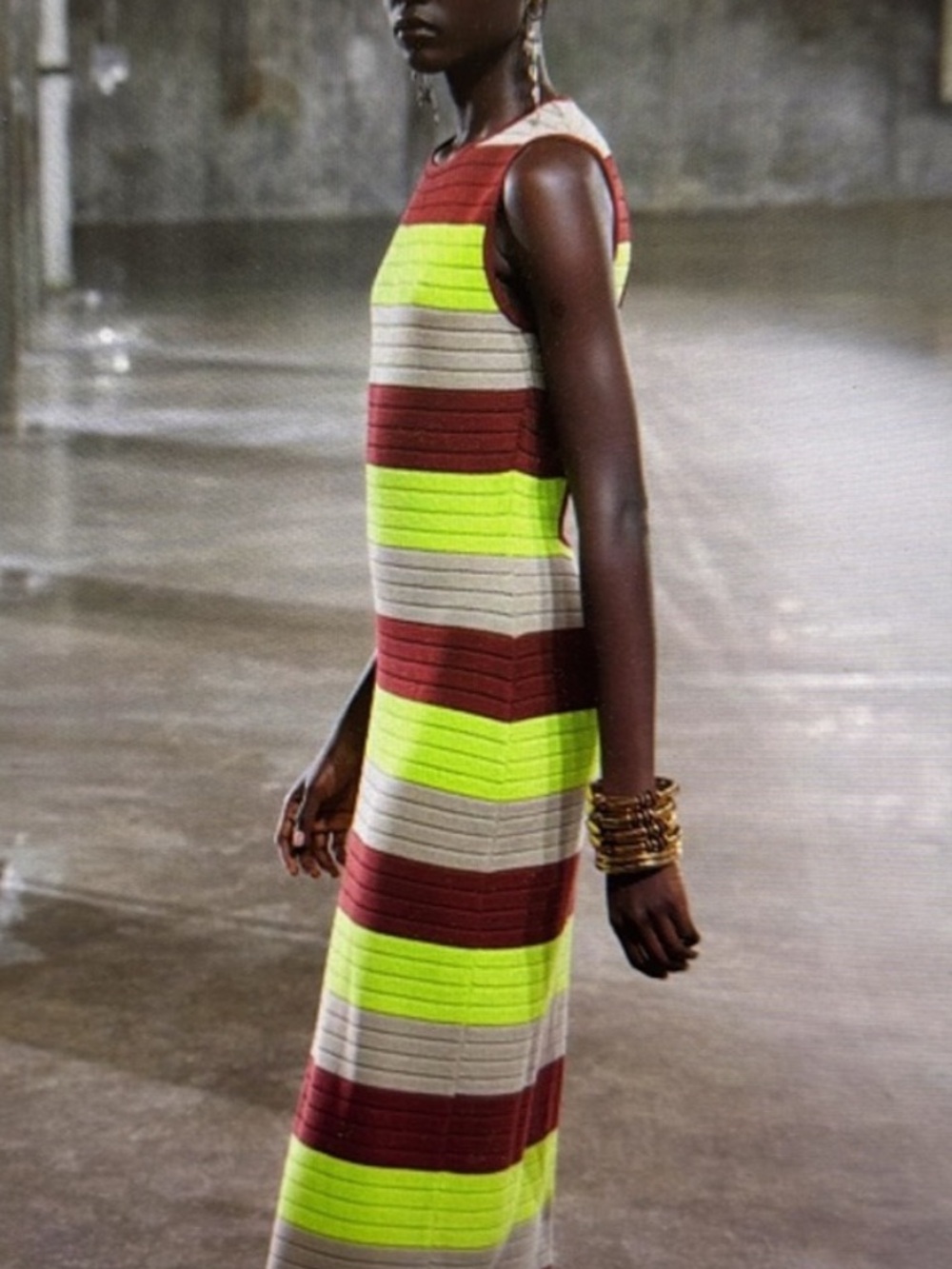 Zara Striped Sleeveless dress Size: Medium - Picture 6 of 12